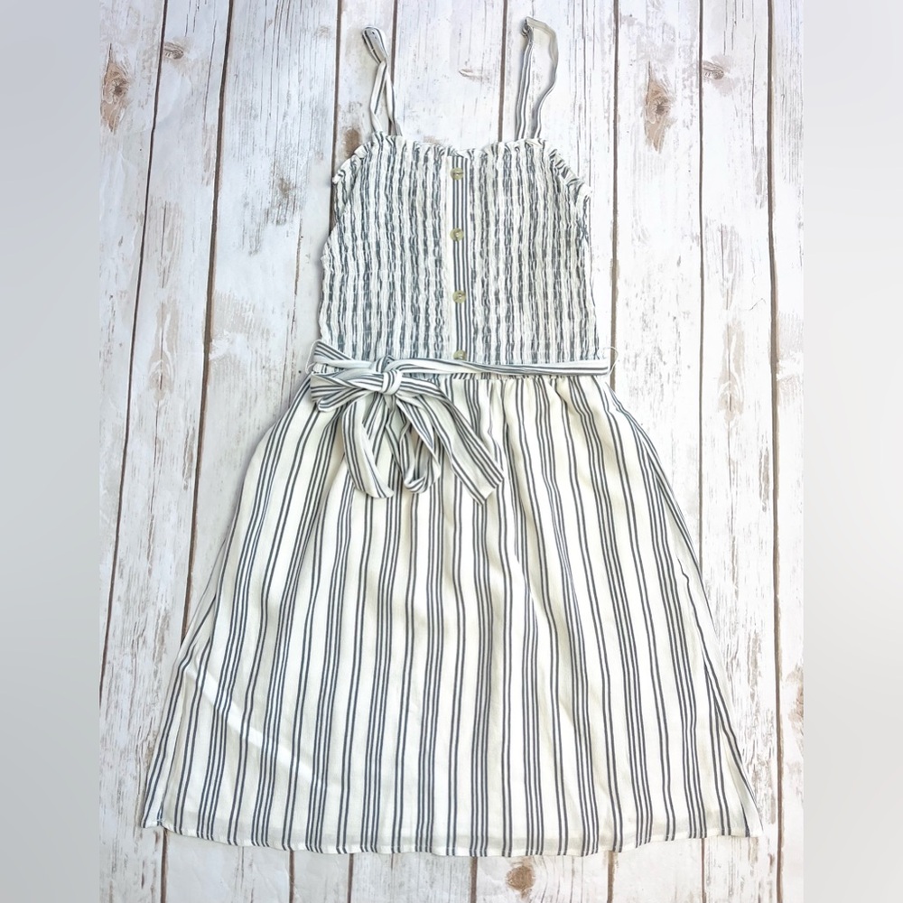 Hollister Stripe Smocked Tank Dress Size XS Extra Small